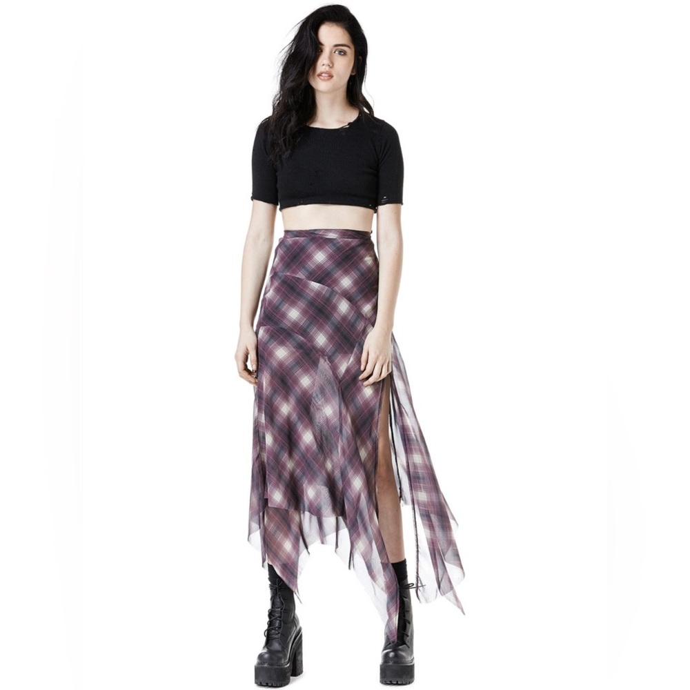 Size L UNIF Plaid Skirt